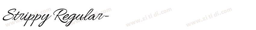 Strippy Regular字体转换 Strippy Regular字体转换